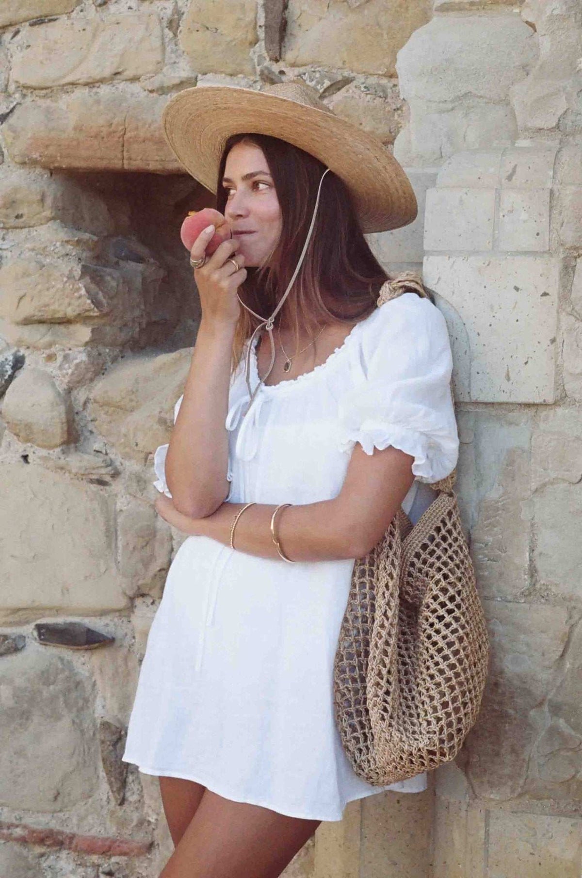 Puff Sleeve Mini Tunic Dress